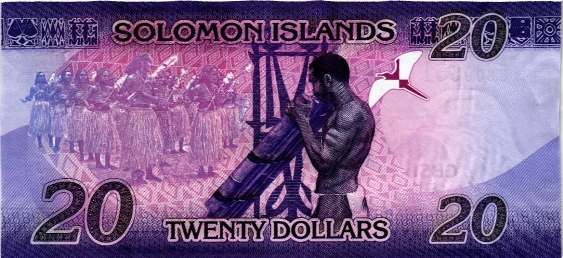 СОЛОМОНОВЫ ОСТРОВА 20 ДОЛЛАРОВ мини 2