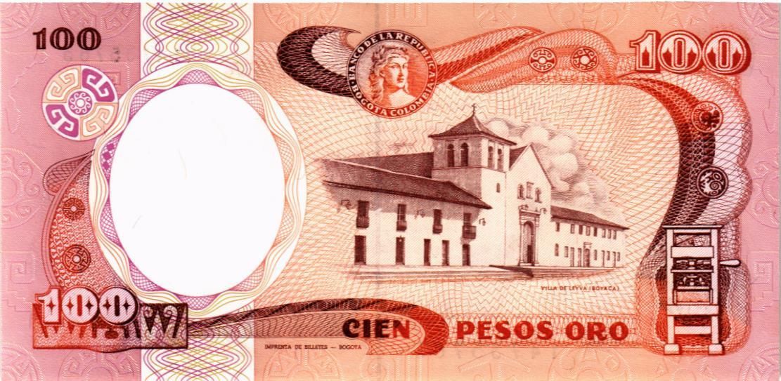 КОЛУМБИЯ 100 ПЕСО мини 2