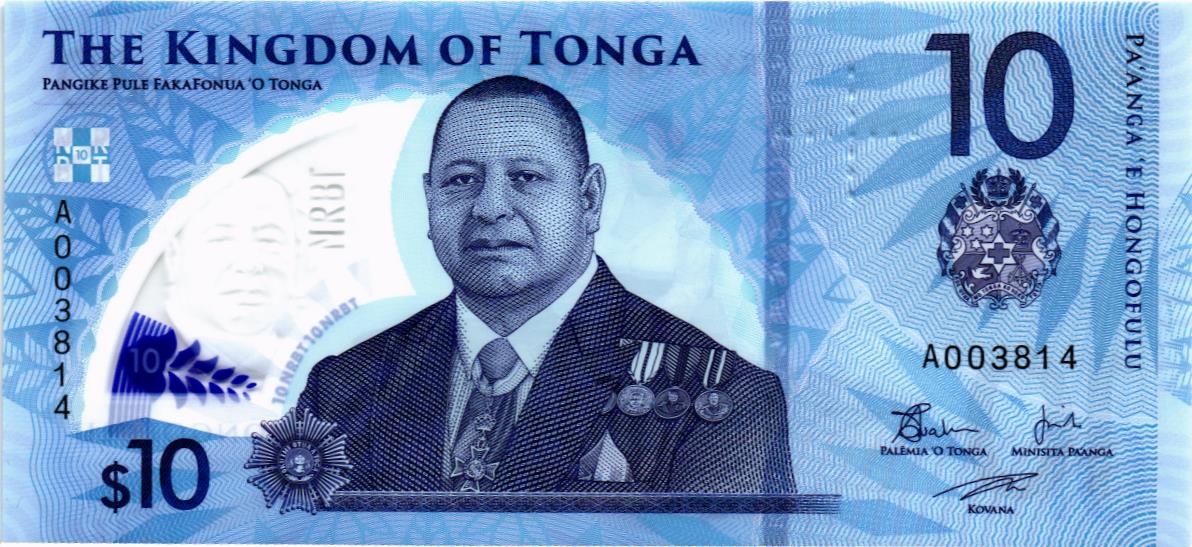 ТОНГА 10 ПААНГА