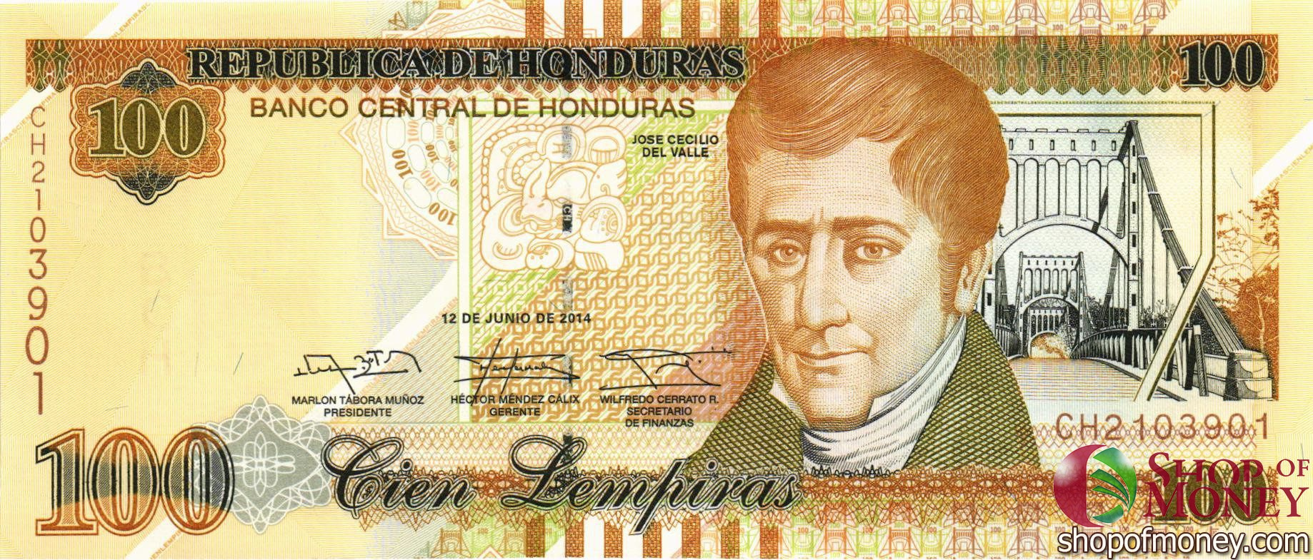 ГОНДУРАС 100 ЛЕМПИР мини 1