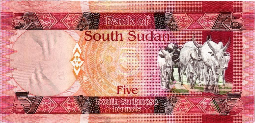 ЮЖНЫЙ СУДАН 5 ФУНТОВ мини 2
