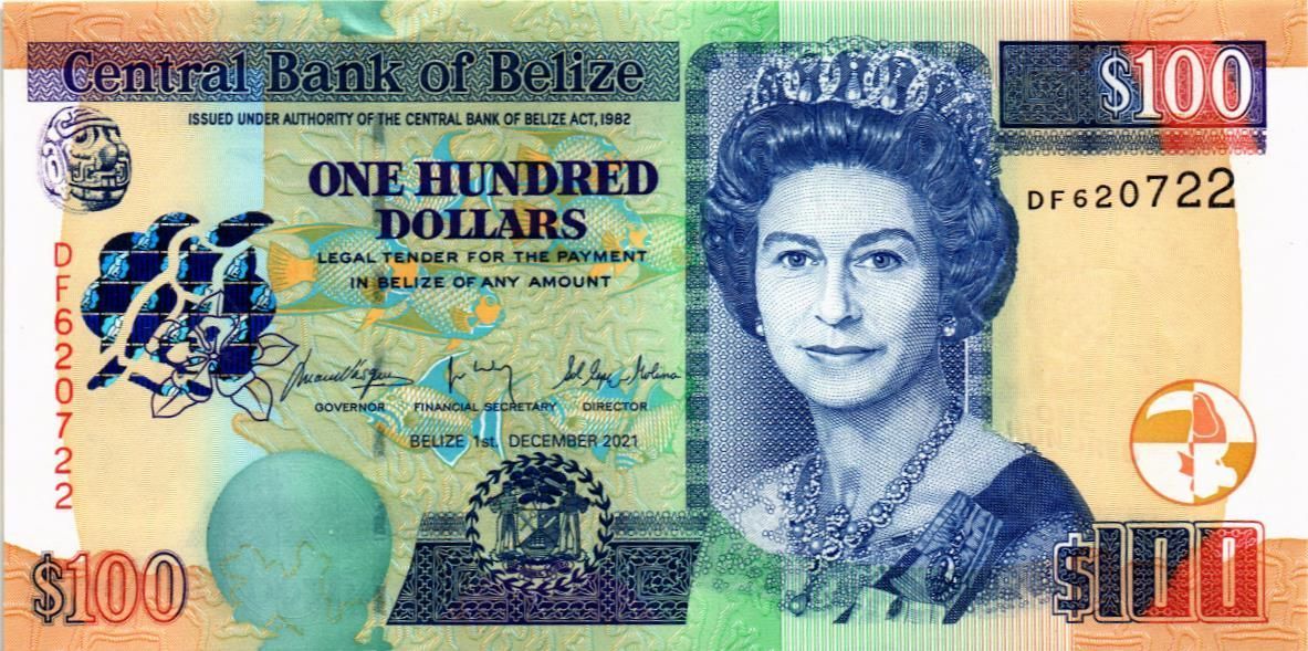 БЕЛИЗ 100 ДОЛЛАРОВ мини 1