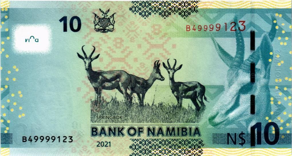 НАМИБИЯ 10 ДОЛЛАРОВ мини 2