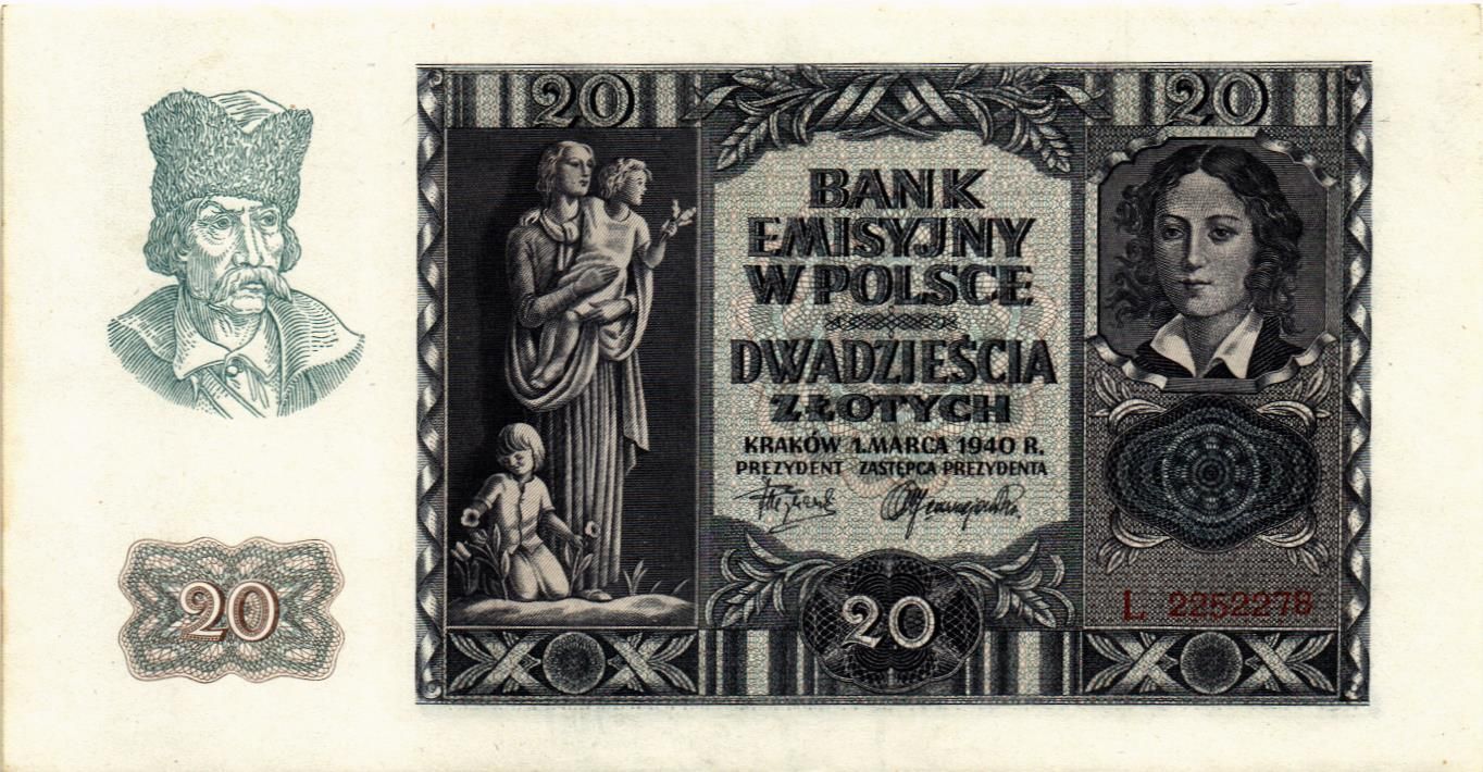 ПОЛЬША 20 ЗЛОТЫХ мини 1