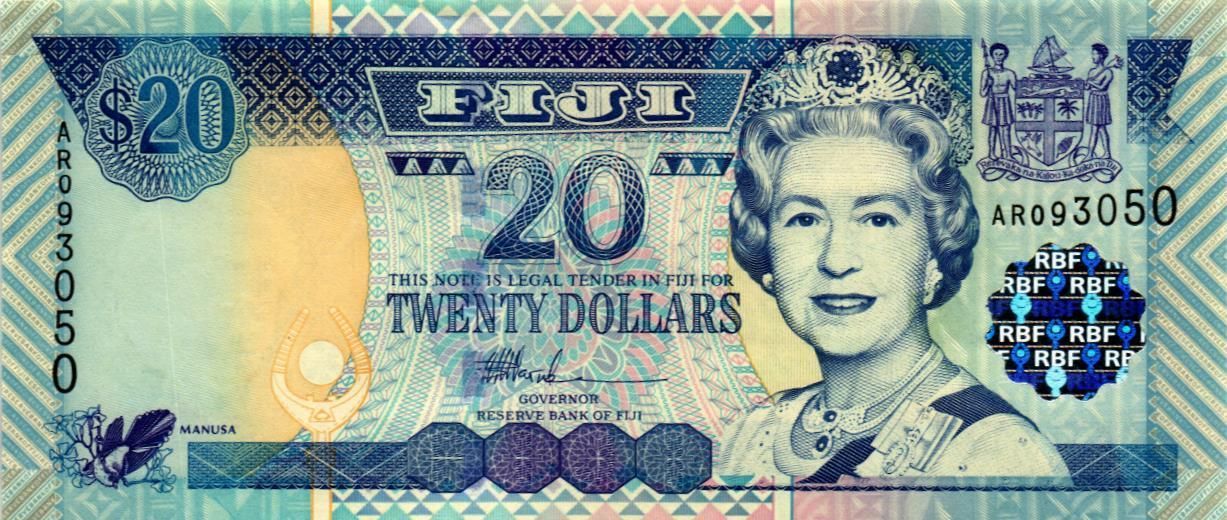 ФИДЖИ 20 ДОЛЛАРОВ мини 1