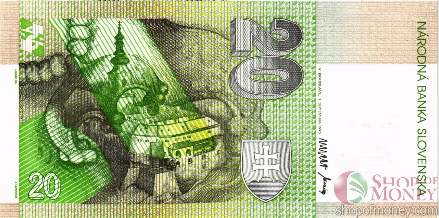 СЛОВАКИЯ 20 КРОН мини 2