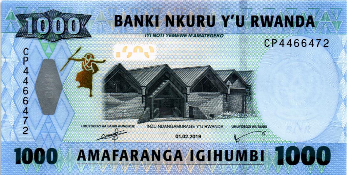 РУАНДА 1000 ФРАНКОВ