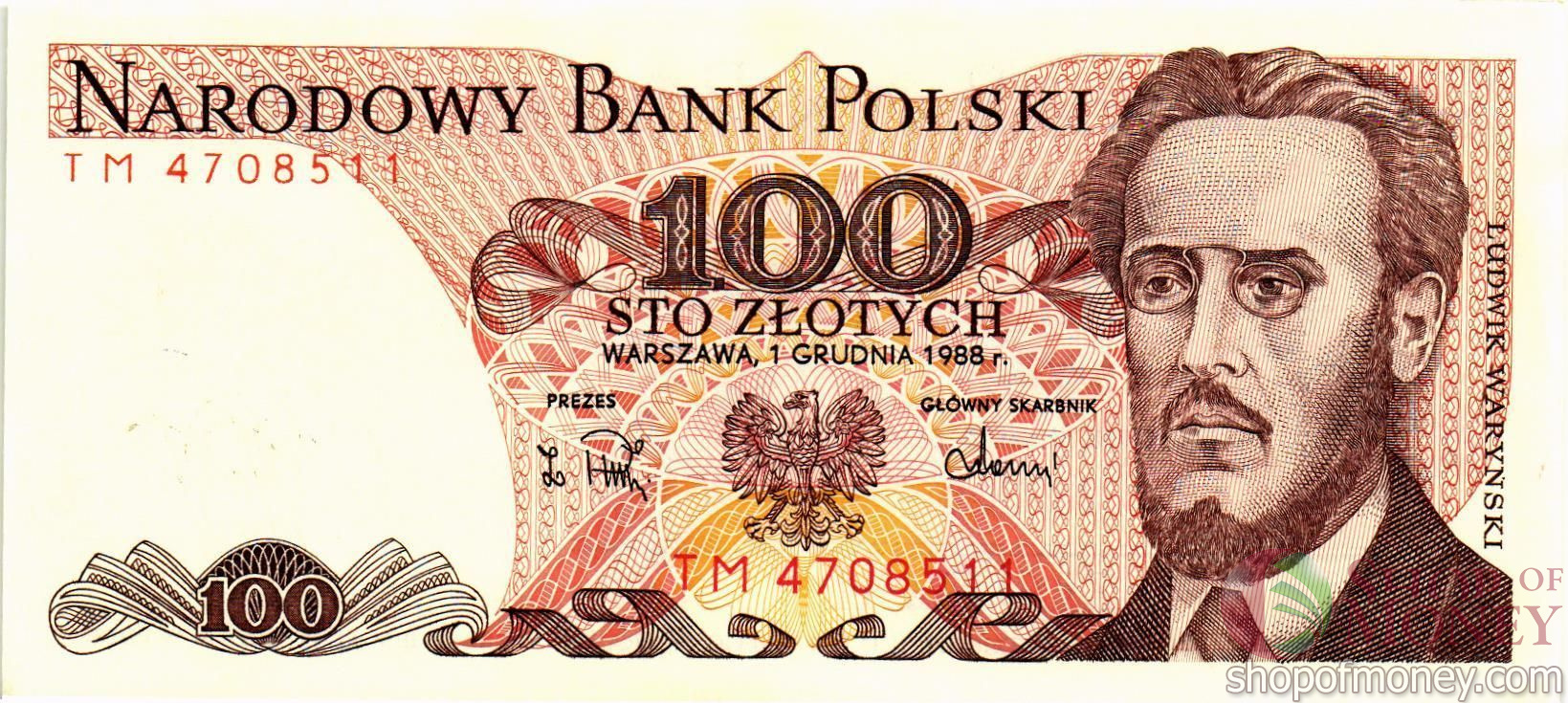 ПОЛЬША 100 ЗЛОТЫХ мини 1