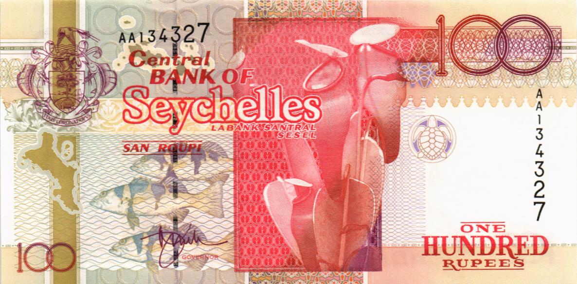 СЕЙШЕЛЬСКИЕ ОСТРОВА 100 РУПИЙ (-AA-)