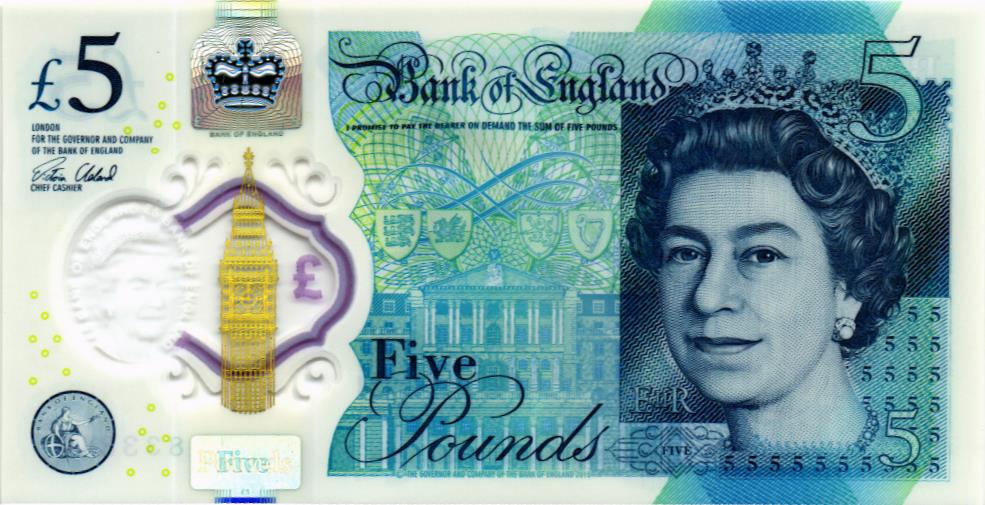 ВЕЛИКОБРИТАНИЯ/АНГЛИЯ 5 ФУНТОВ