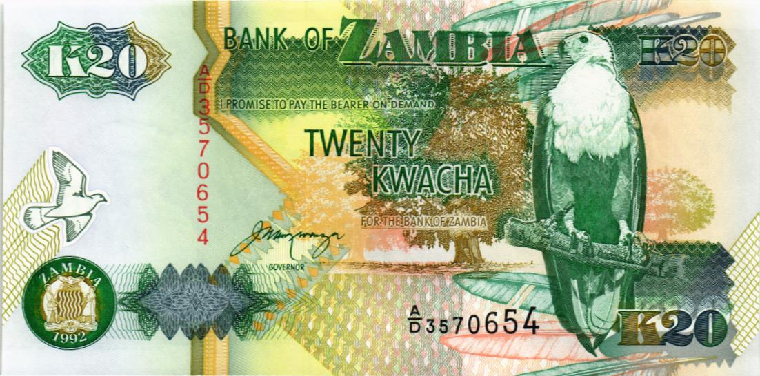 ЗАМБИЯ 20 КВАЧА мини 1