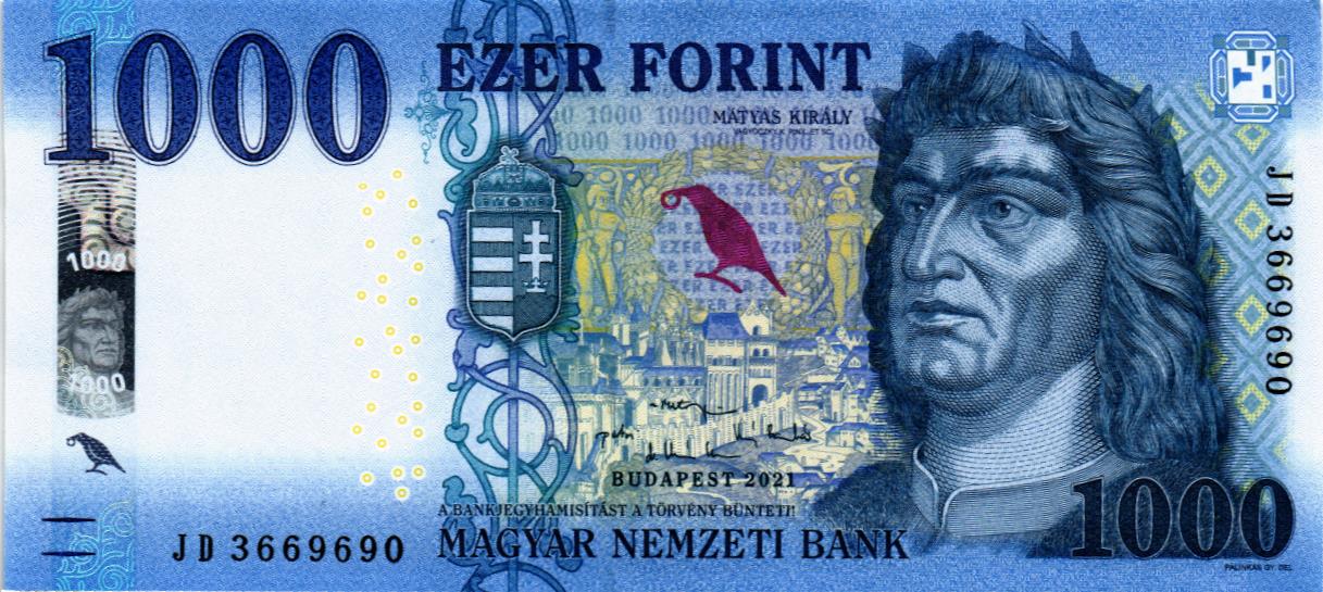 ВЕНГРИЯ 1000 ФОРИНТОВ мини 1