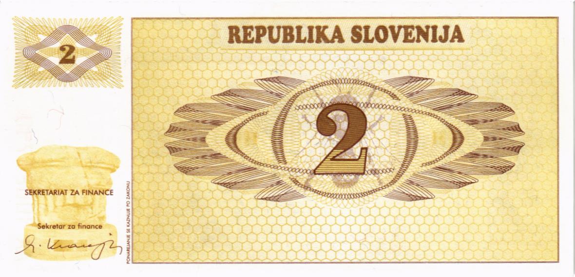 СЛОВЕНИЯ 2 ТОЛАРА мини 1