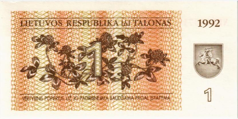 ЛИТВА 1 ТАЛОНАС
