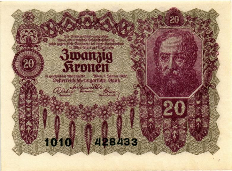 АВСТРИЯ 20 КРОН