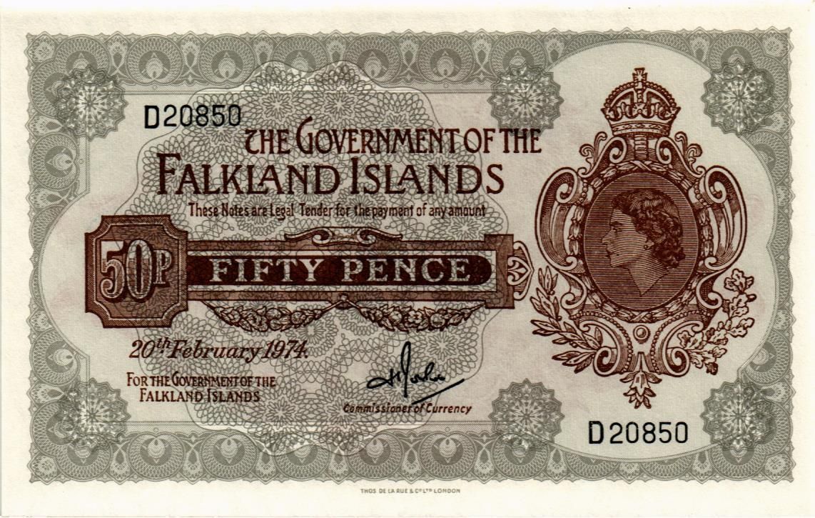 ФОЛКЛЕНДСКИЕ ОСТРОВА 50 ПЕНСОВ