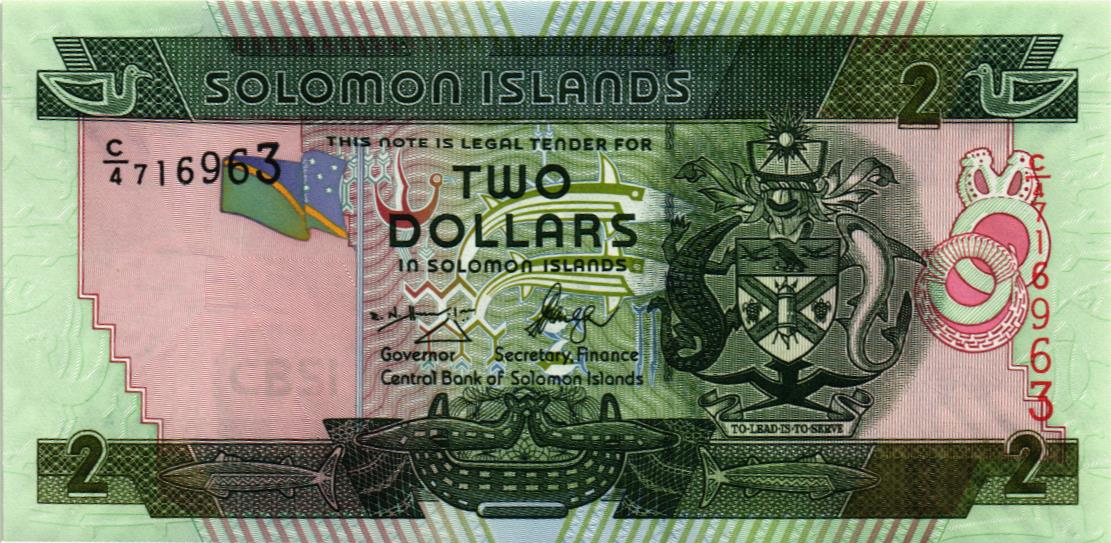 СОЛОМОНОВЫ ОСТРОВА 2 ДОЛЛАРА
