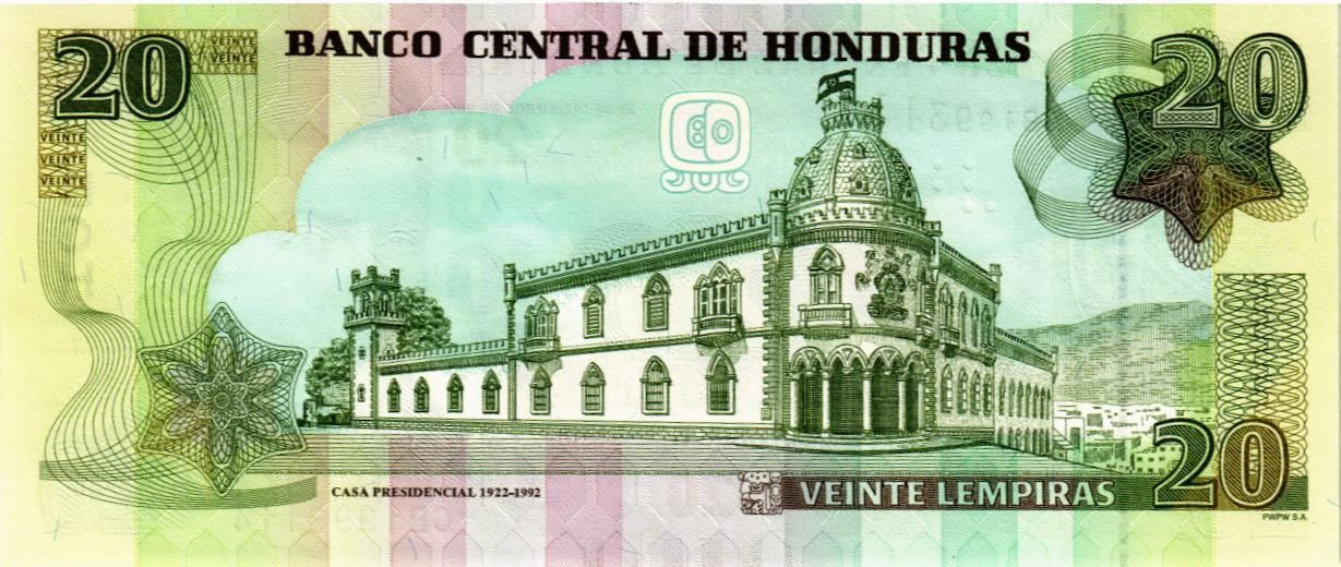 ГОНДУРАС 20 ЛЕМПИР мини 2