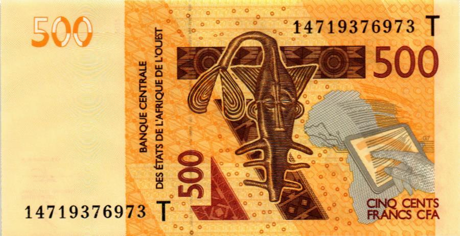 WAS - ТОГО 500 ФРАНКОВ (T)