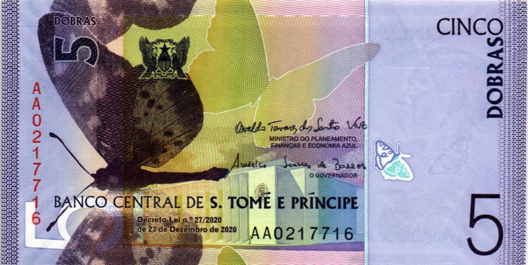 САН-ТОМЕ И ПРИНСИПИ 5 ДОБР (БУМАГА) мини 1