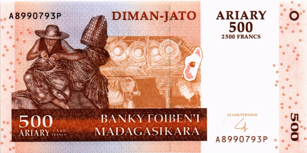 МАДАГАСКАР 500 АРИАРИ мини 1