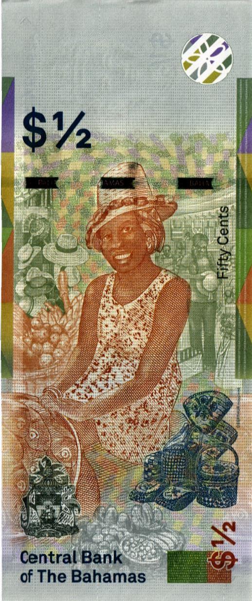 БАГАМСКИЕ ОСТРОВА 1/2 ДОЛЛАРА мини 2