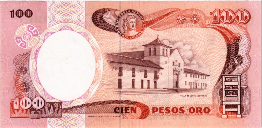 КОЛУМБИЯ 100 ПЕСО (01.01.1987) мини 2