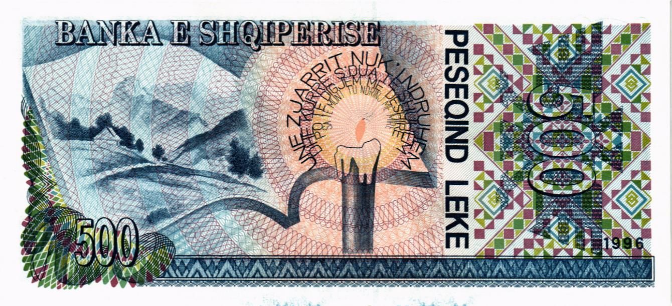 АЛБАНИЯ 500 ЛЕК мини 2