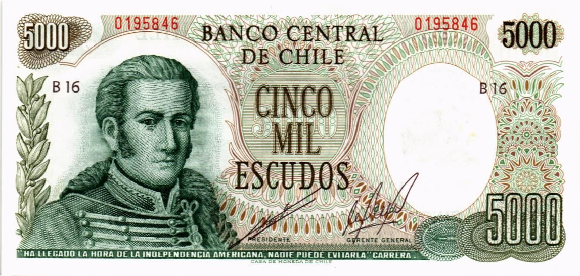ЧИЛИ 5000 ЭСКУДО мини 1