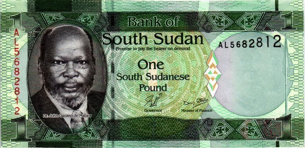 ЮЖНЫЙ СУДАН 1 ФУНТ