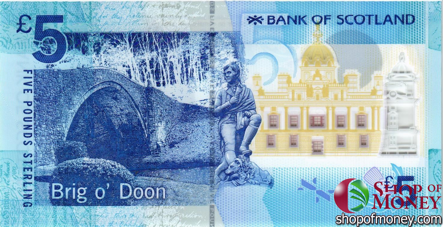 ШОТЛАНДИЯ 5 ФУНТОВ мини 2