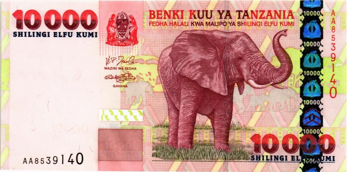 ТАНЗАНИЯ 10000 ШИЛЛИНГОВ