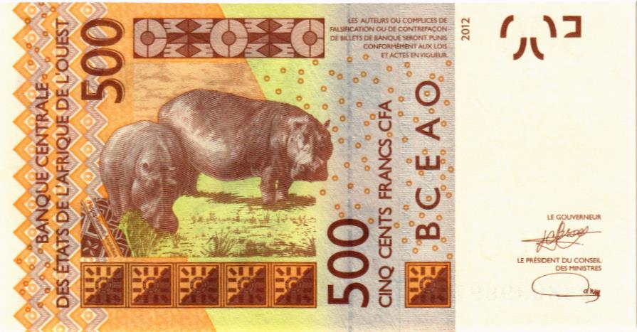 WAS - ТОГО 500 ФРАНКОВ (T) мини 2