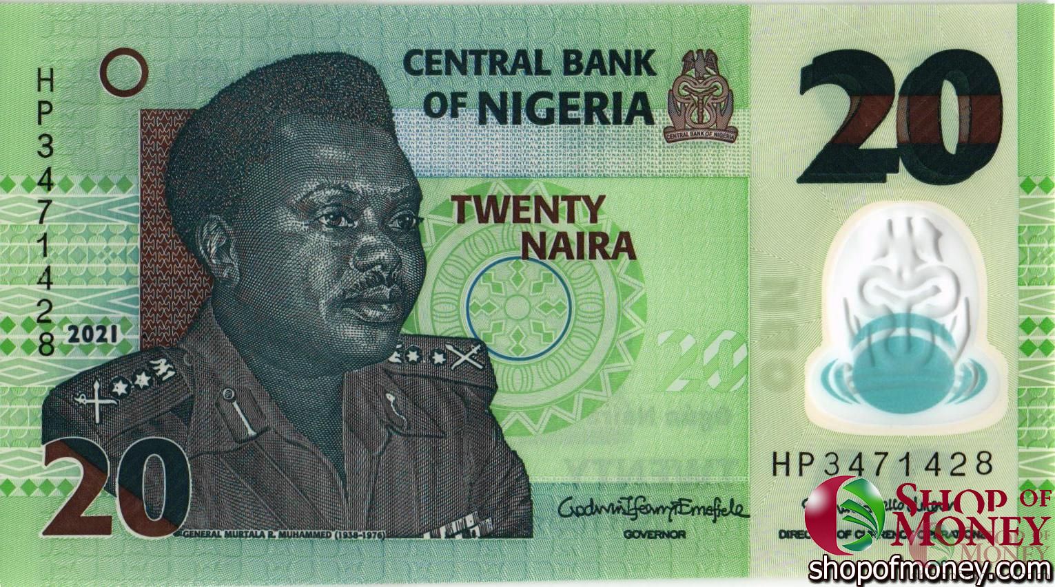 НИГЕРИЯ 20 НАЙРА мини 1