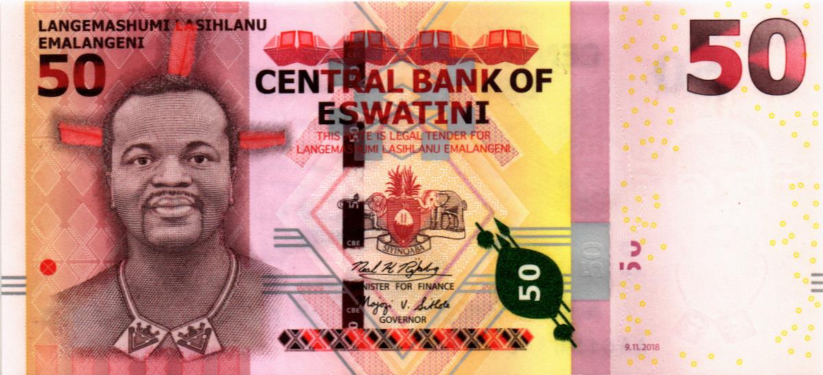 СВАЗИЛЕНД (ЭСВАТИНИ) 50 ЭМАЛАНГЕНИ мини 1