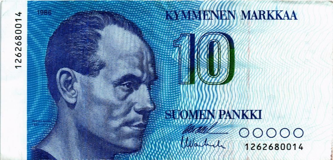 ФИНЛЯНДИЯ 10 МАРОК