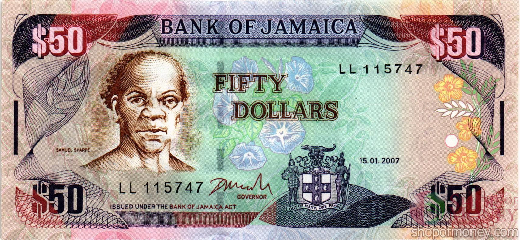 ЯМАЙКА 50 ДОЛЛАРОВ мини 1