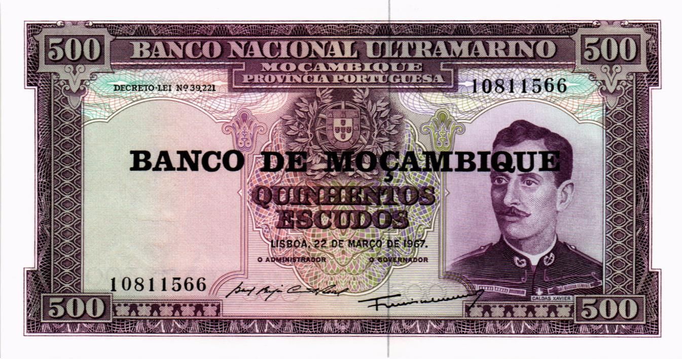 МОЗАМБИК 500 ЭСКУДО мини 1