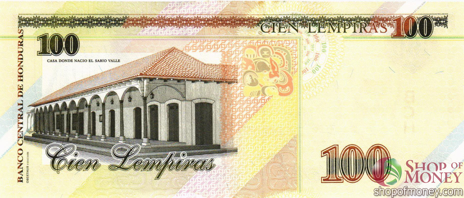 ГОНДУРАС 100 ЛЕМПИР мини 2