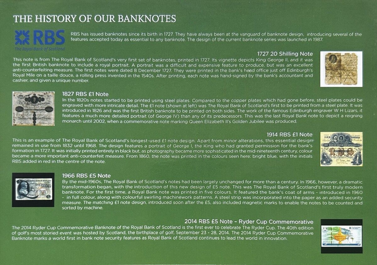 ШОТЛАНДИЯ 5 ФУНТОВ (В БУКЛЕТЕ) мини 3