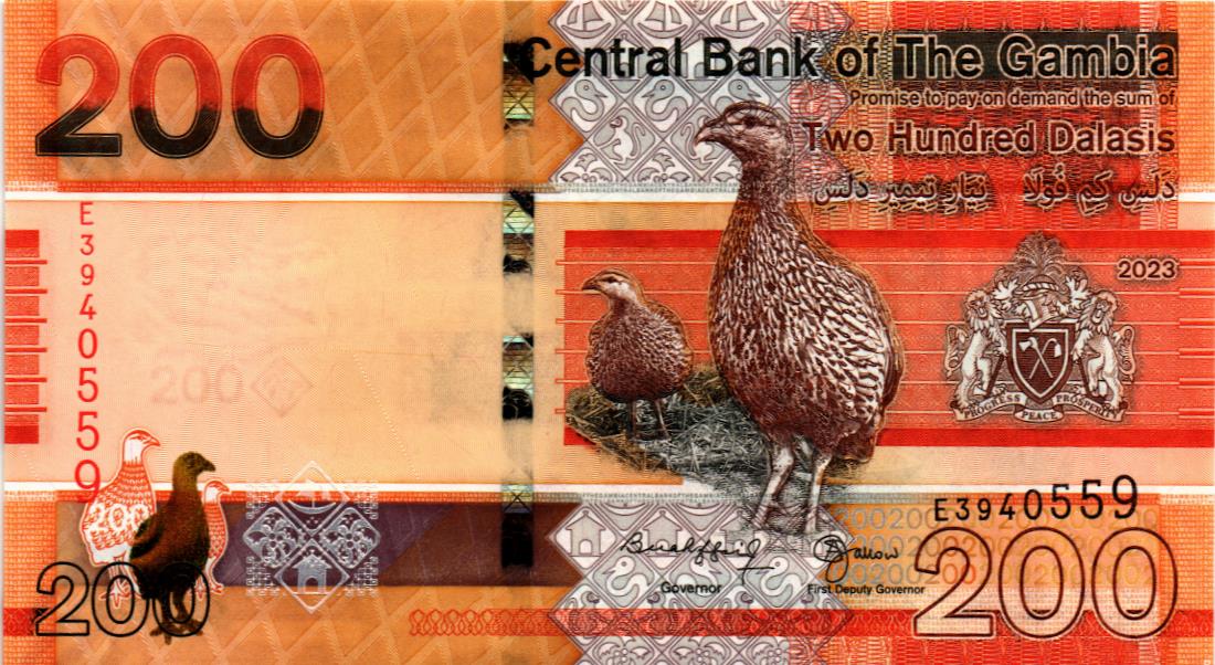 ГАМБИЯ 200 ДАЛАСИ