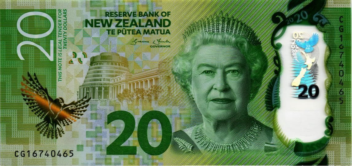 НОВАЯ ЗЕЛАНДИЯ 20 ДОЛЛАРОВ мини 1