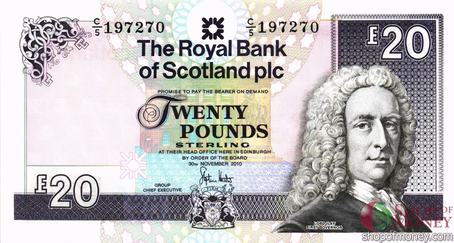 ШОТЛАНДИЯ 20 ФУНТОВ мини 1