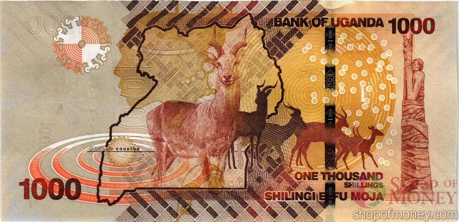 УГАНДА 1000 ШИЛЛИНГОВ мини 2