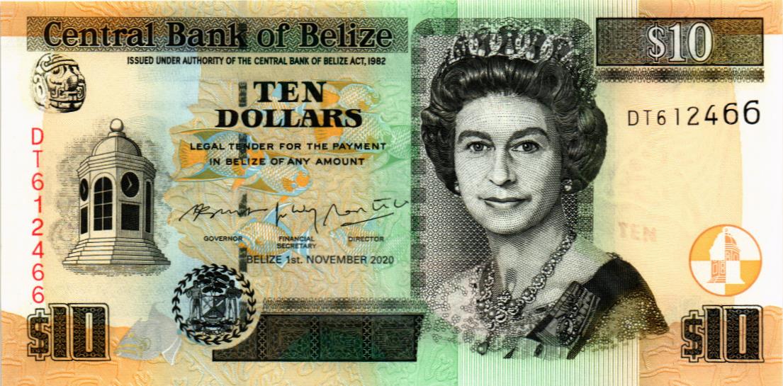 БЕЛИЗ 10 ДОЛЛАРОВ