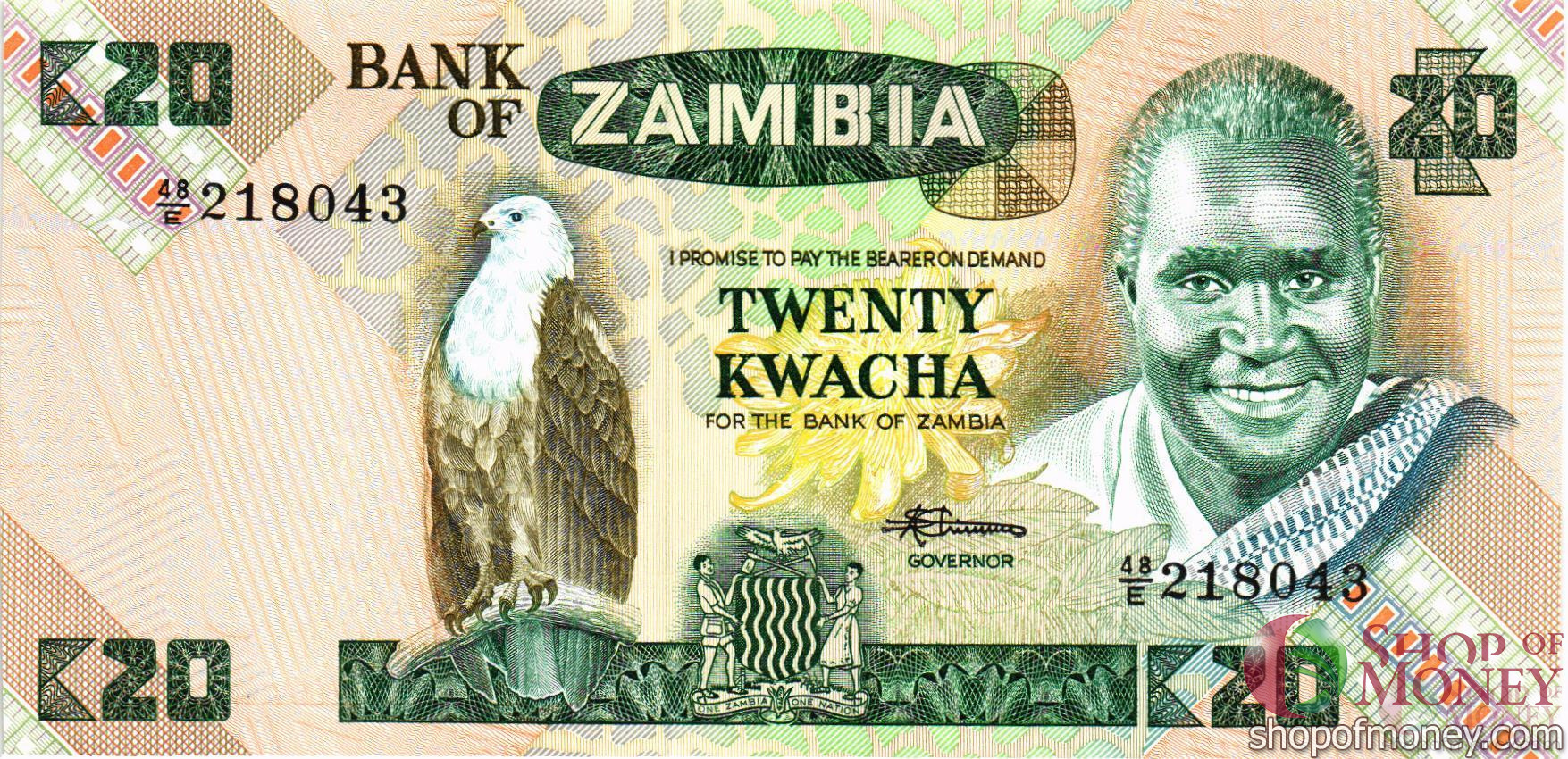 ЗАМБИЯ 20 КВАЧА мини 1