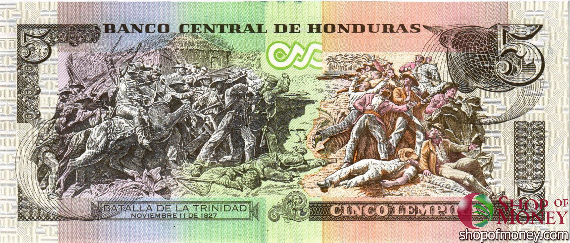 ГОНДУРАС 5 ЛЕМПИР мини 2