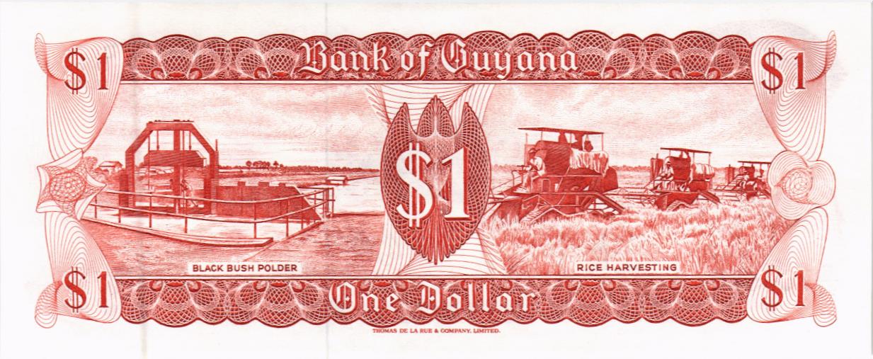 ГАЙАНА 1 ДОЛЛАР мини 2