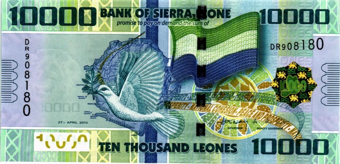 СЬЕРРА-ЛЕОНЕ 10000 ЛЕОНЕ мини 1