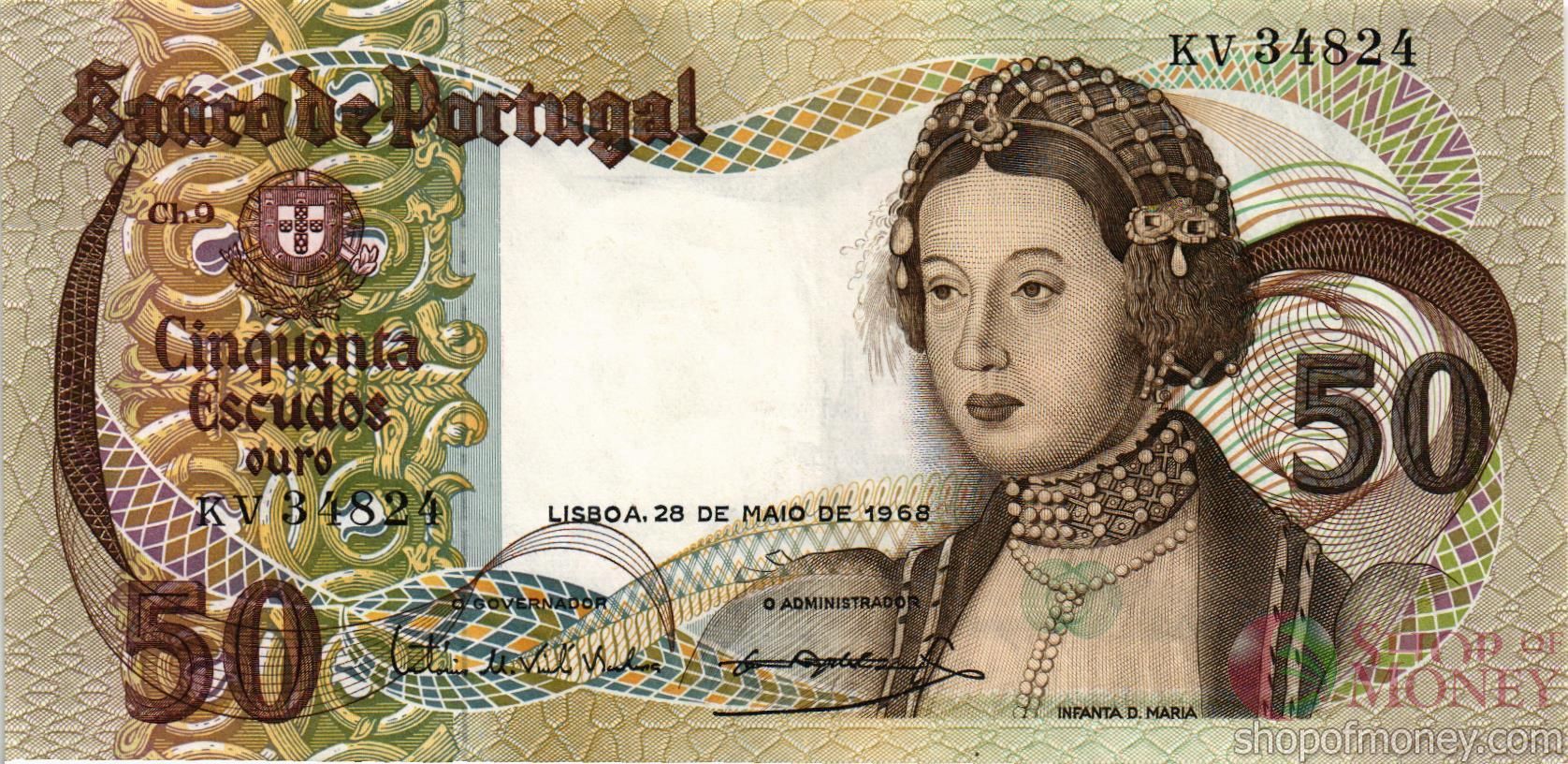 ПОРТУГАЛИЯ 50 ЭСКУДО